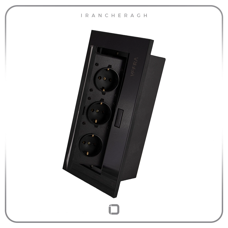 قیمت پریز توکار کابینتی برند ویرا