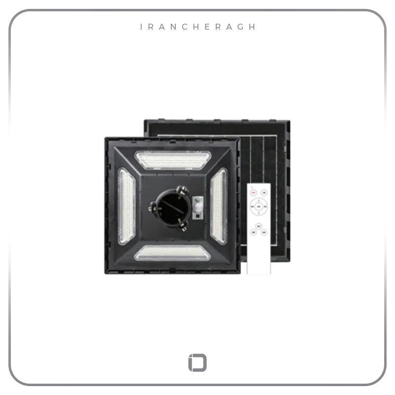 خرید چراغ پارکی خورشیدی مربعی 200 وات کد 79 ویمکس