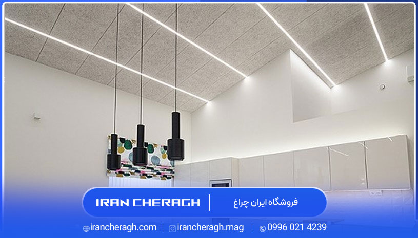 مدل نورپردازی کابینت