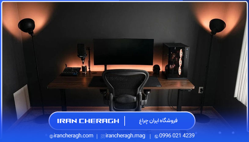 نور مخفی اتاق گیمینگ 