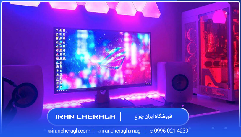 نورپردازی اتاق گیمینگ ساده