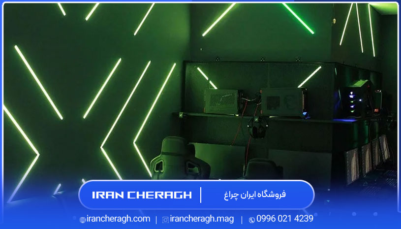 نورپردازی اتاق گیمینگ کم هزینه 