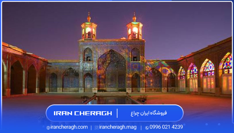 نورپردازی اطراف مسجد