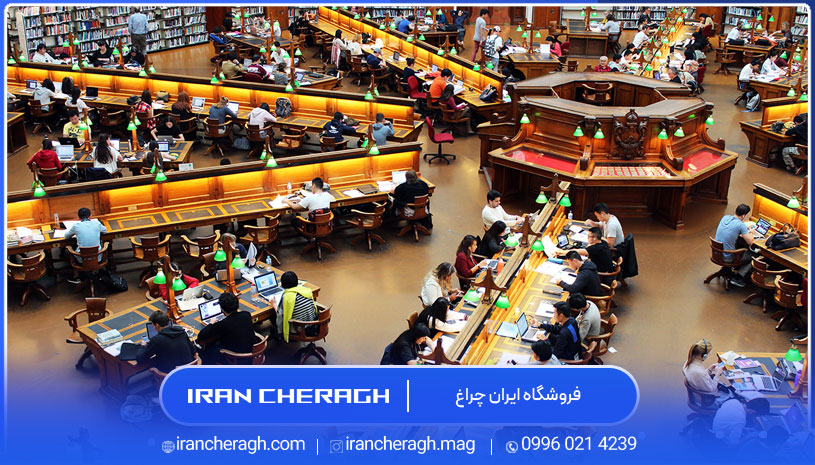 نورپردازی کتابخانه