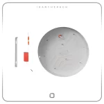 عکس محصول پنل فول لایت روکار سقفی گرد 48 وات برند پرشین لایت